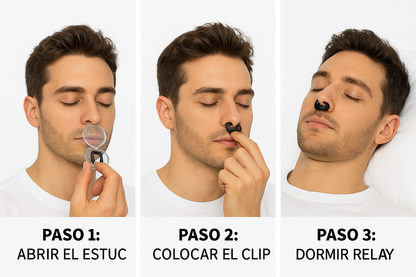 Clip Magnético Antirronquidos™ — Respirá mejor y dormí sin interrupciones