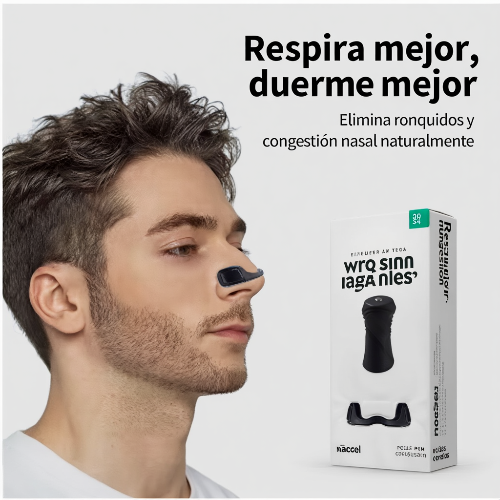 Clip Magnético Antirronquidos™ — Respirá mejor y dormí sin interrupciones